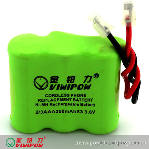Cordless Telephone Rechargeable Power-Saving Ni-MH Battery Pack (VIP2/3AAA350)